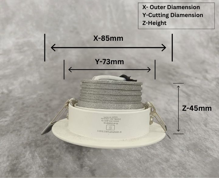 Luker LED Round Twist COB LCOBR4 4Watts White Light-2